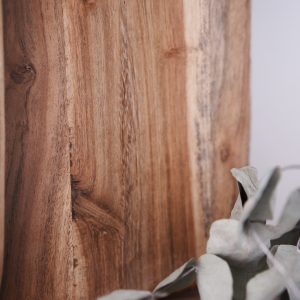 Tabla madera floral BURDEOS 3